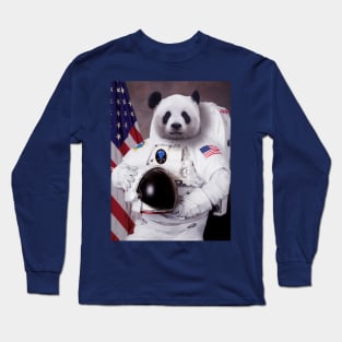 Pandastronaut Long Sleeve T-Shirt